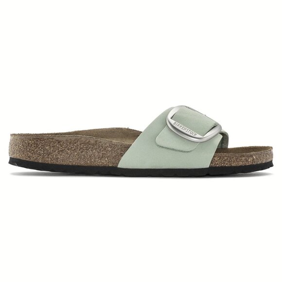 NEW Birkenstock - EU 37, 38, 40, 41 Madrid Big Buckle Nubuck Sandals - Pure Sage - Picture 2 of 4